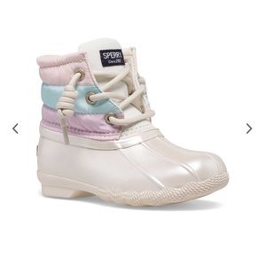 Girls Sperry rain boots NEW IN BOX!